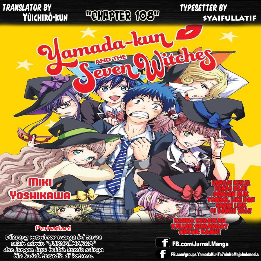 Baca Komik Yamada-kun to 7-nin no Majo Chapter 108 Gambar 1