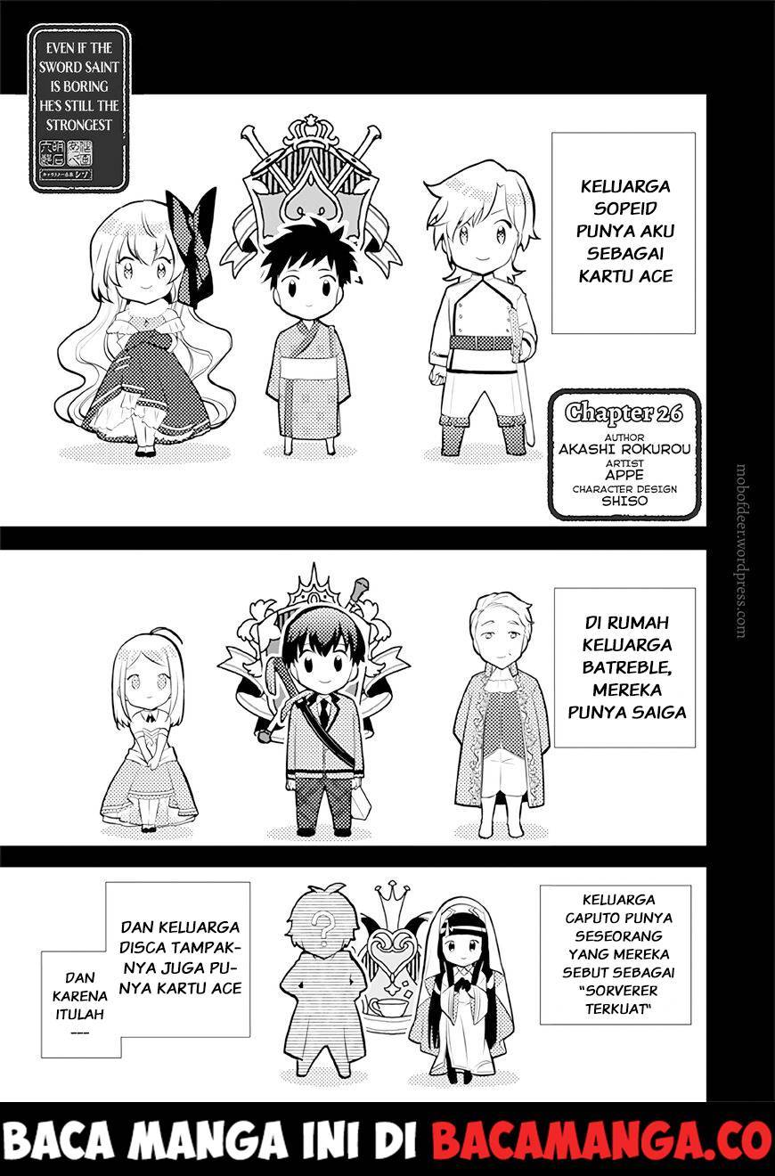 Baca Komik Jimi na Kensei wa Sore Demo Saikyou desu Chapter 26 Gambar 1