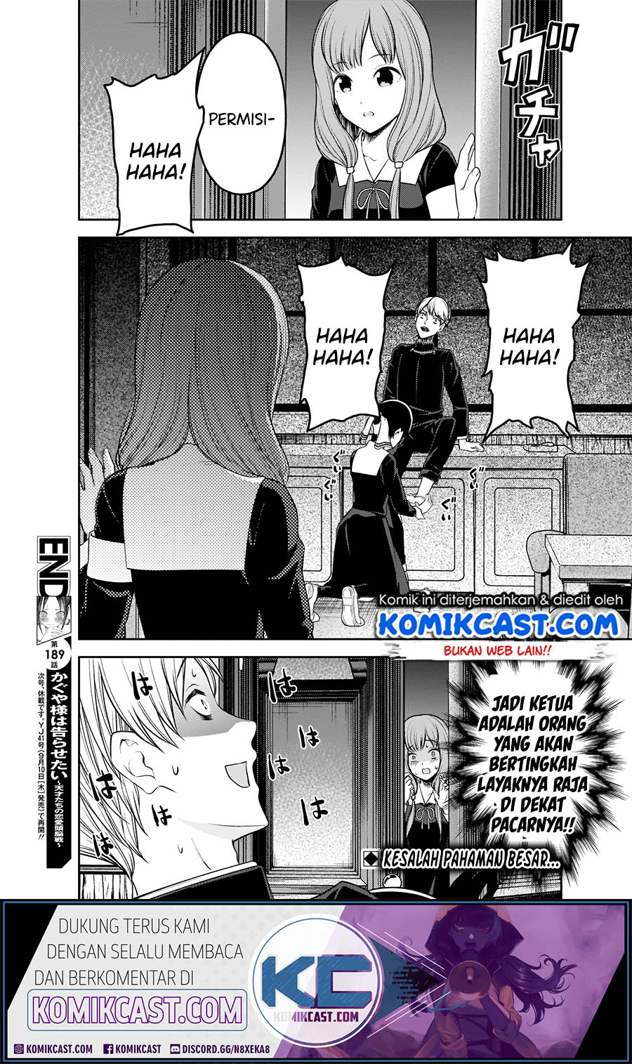 Kaguya-sama wa Kokurasetai – Tensai-tachi no Renai Zunousen Chapter 199 Gambar 19