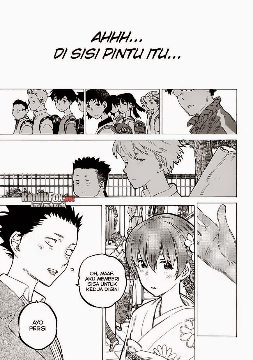 Koe no Katachi Chapter 62 - end Gambar 13