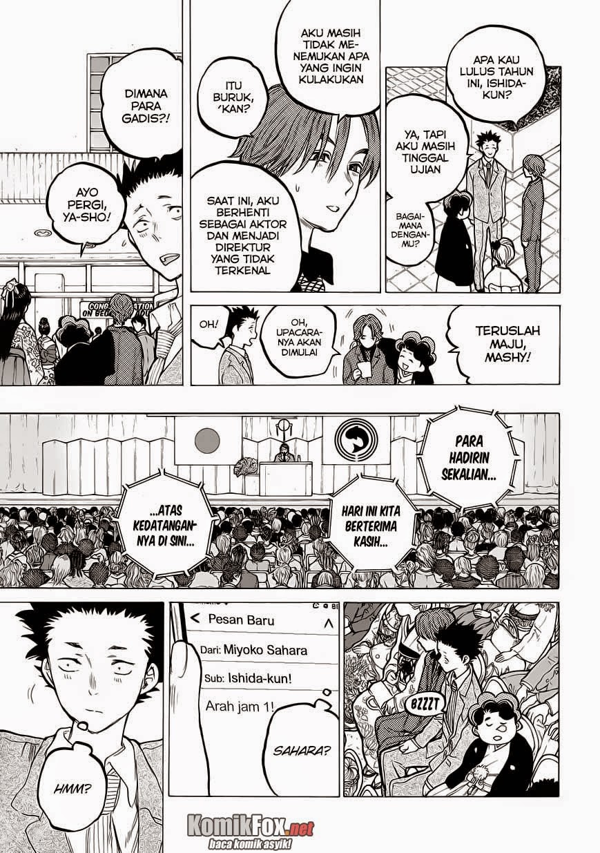 Koe no Katachi Chapter 62 - end Gambar 7