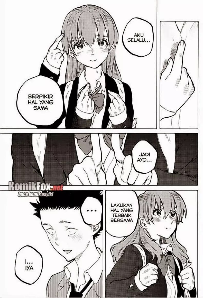 Koe no Katachi Chapter 61 Gambar 14