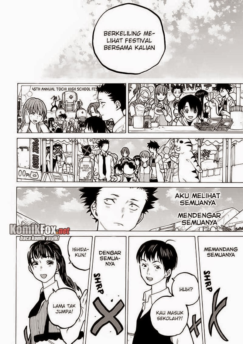 Koe no Katachi Chapter 57 Gambar 14