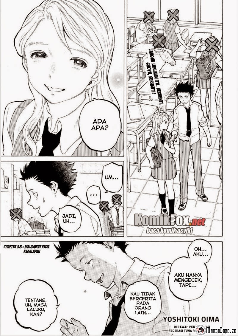 Baca Manga Koe no Katachi Chapter 38 Gambar 2