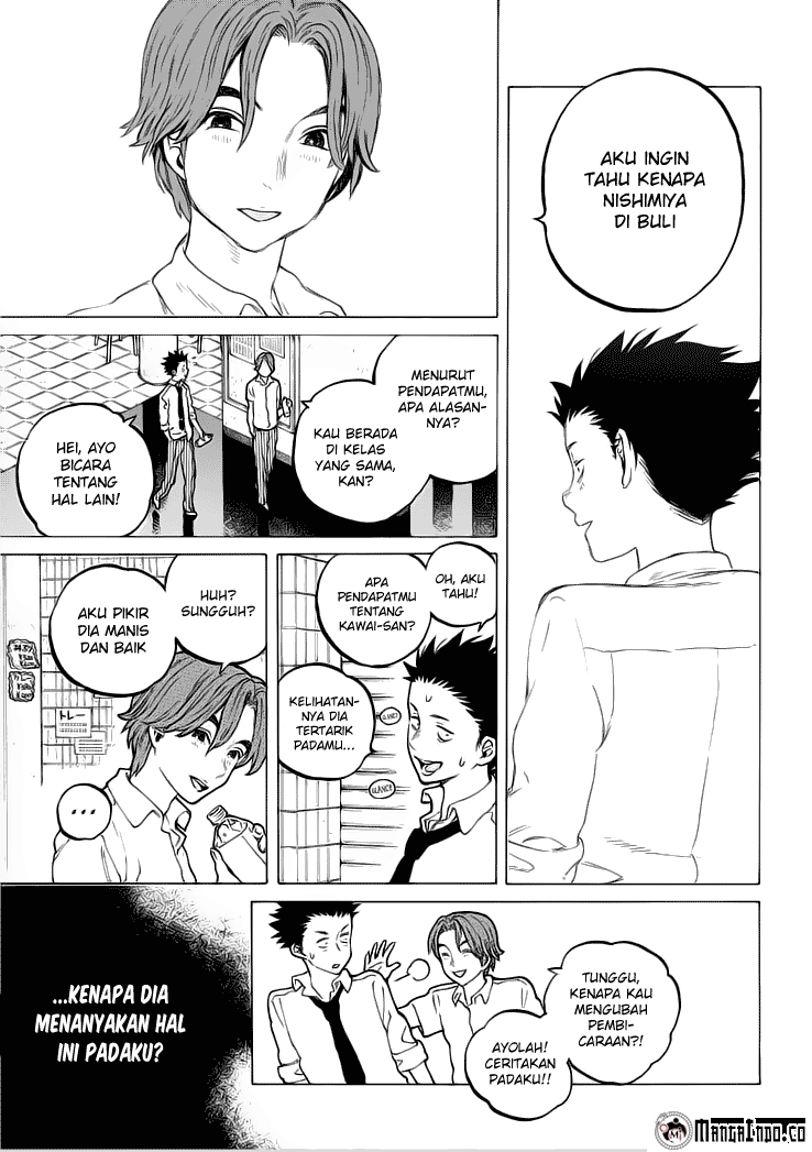 Koe no Katachi Chapter 37 Gambar 12