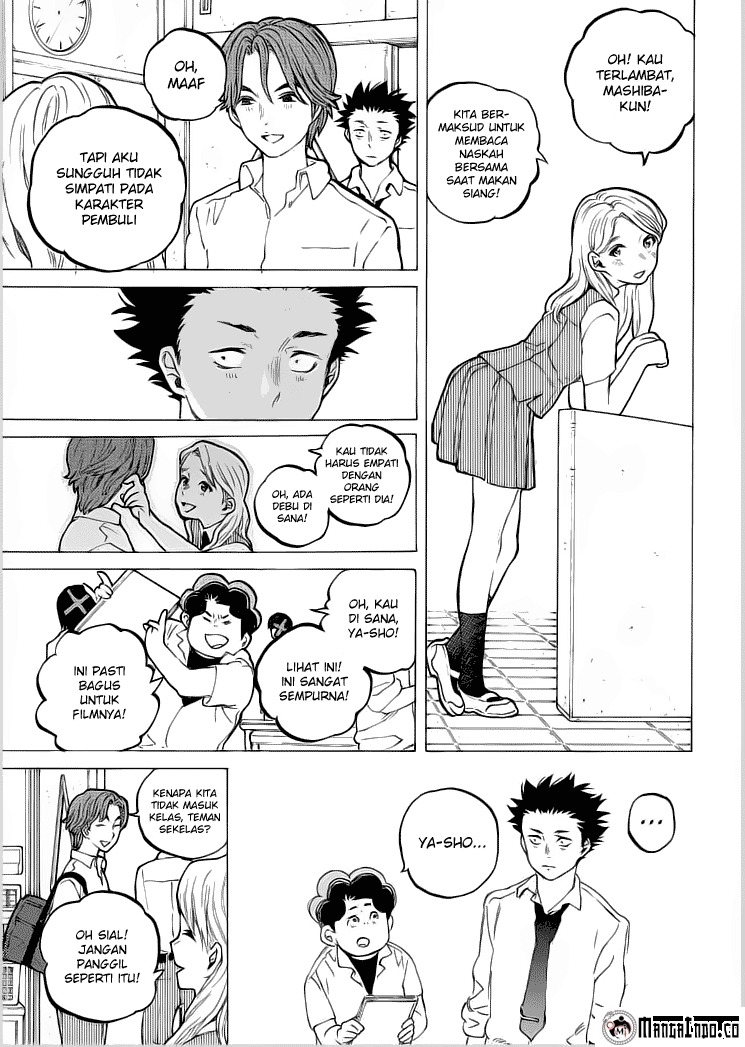 Koe no Katachi Chapter 37 Gambar 18