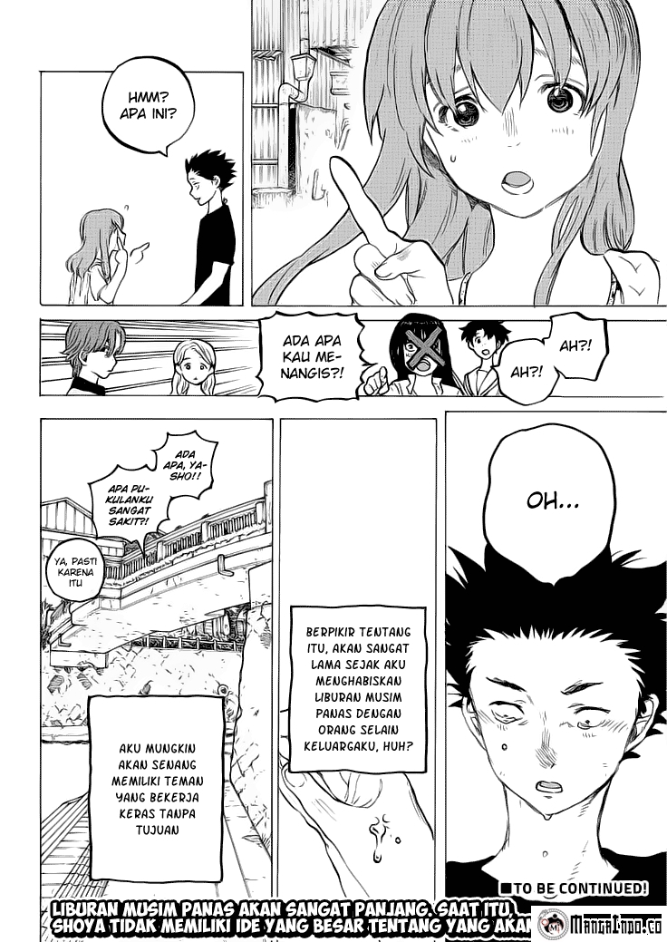 Koe no Katachi Chapter 36 Gambar 20