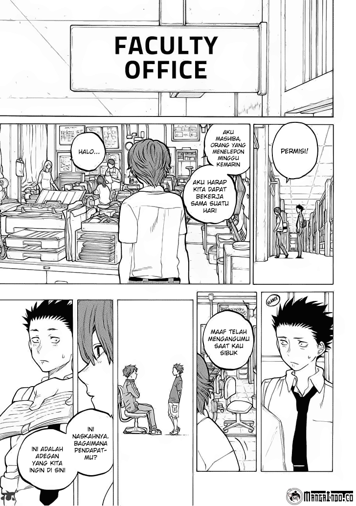 Koe no Katachi Chapter 35 Gambar 3