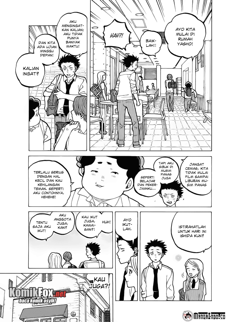 Koe no Katachi Chapter 33 Gambar 10