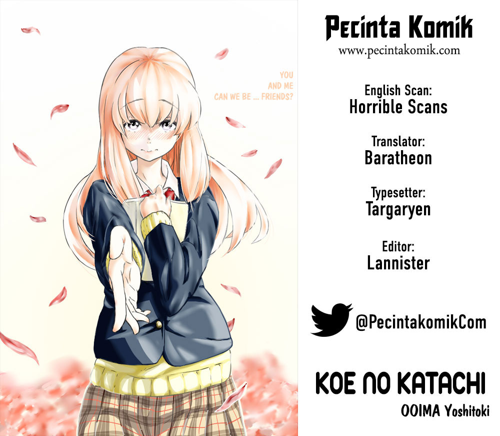 Baca Komik Koe no Katachi Chapter 31 Gambar 1