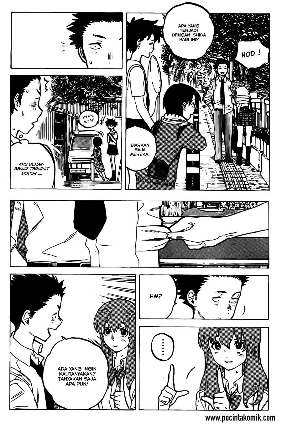 Koe no Katachi Chapter 28 Gambar 16