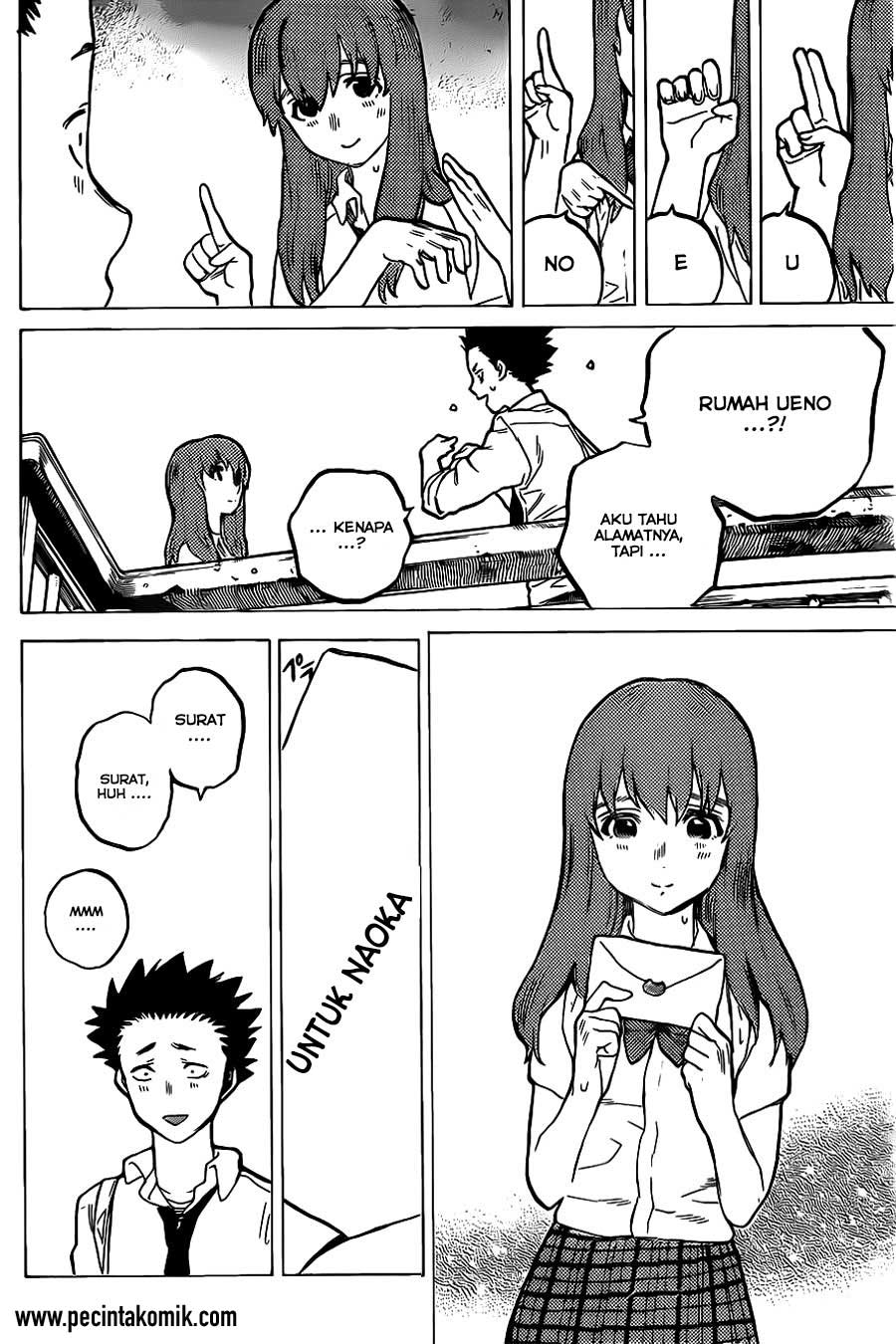 Koe no Katachi Chapter 28 Gambar 17