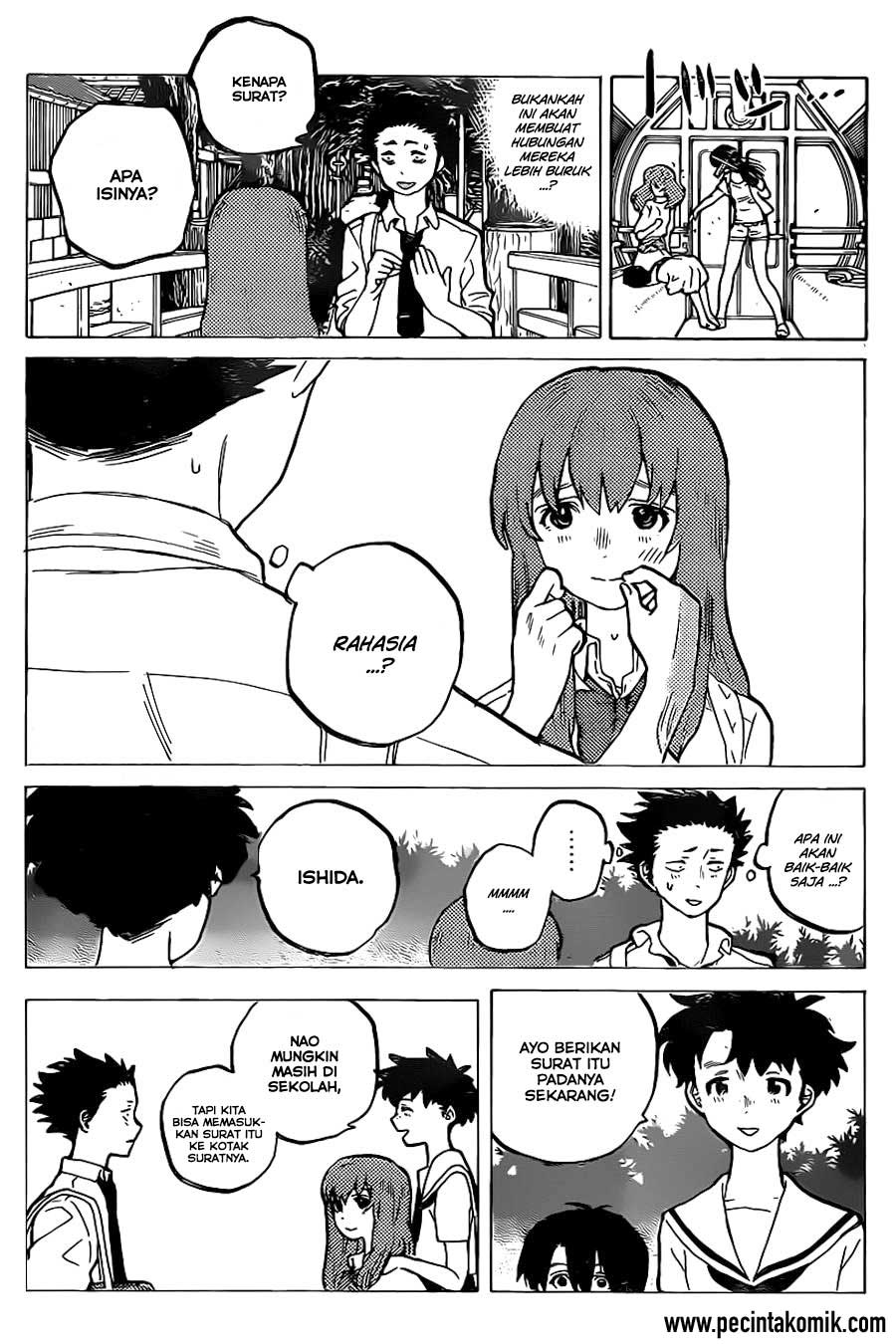 Koe no Katachi Chapter 28 Gambar 18