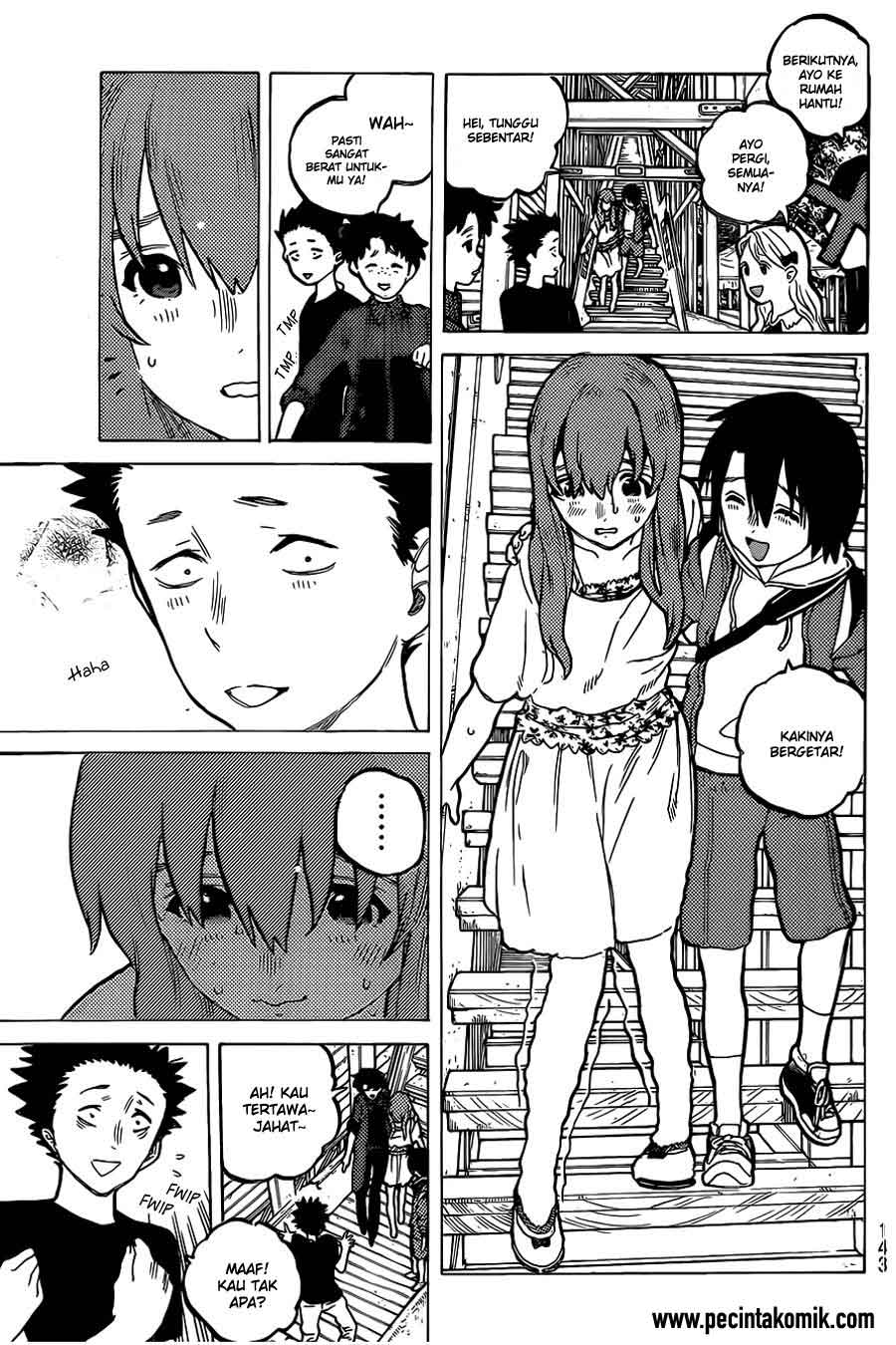 Koe no Katachi Chapter 25 Gambar 14