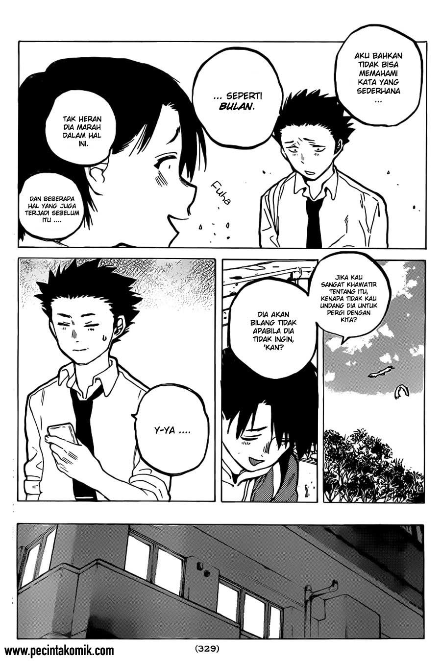 Koe no Katachi Chapter 24 Gambar 18