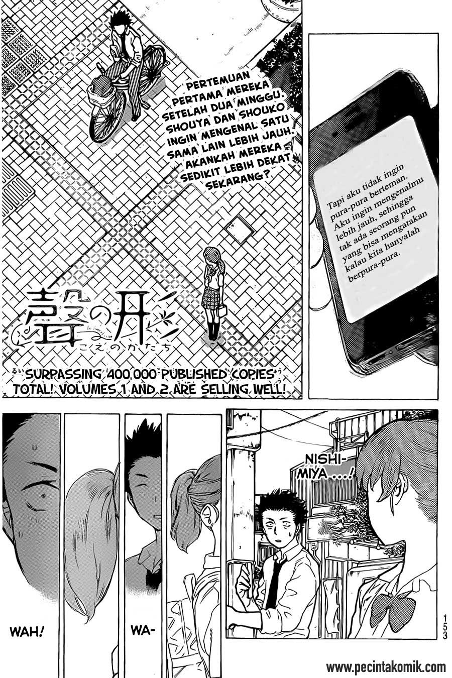 Baca Manga Koe no Katachi Chapter 23 Gambar 2