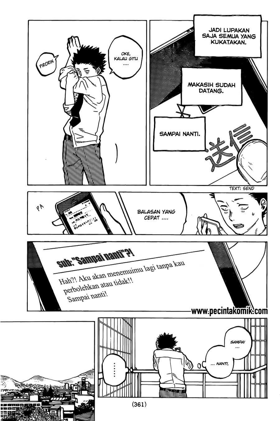 Koe no Katachi Chapter 22 Gambar 16