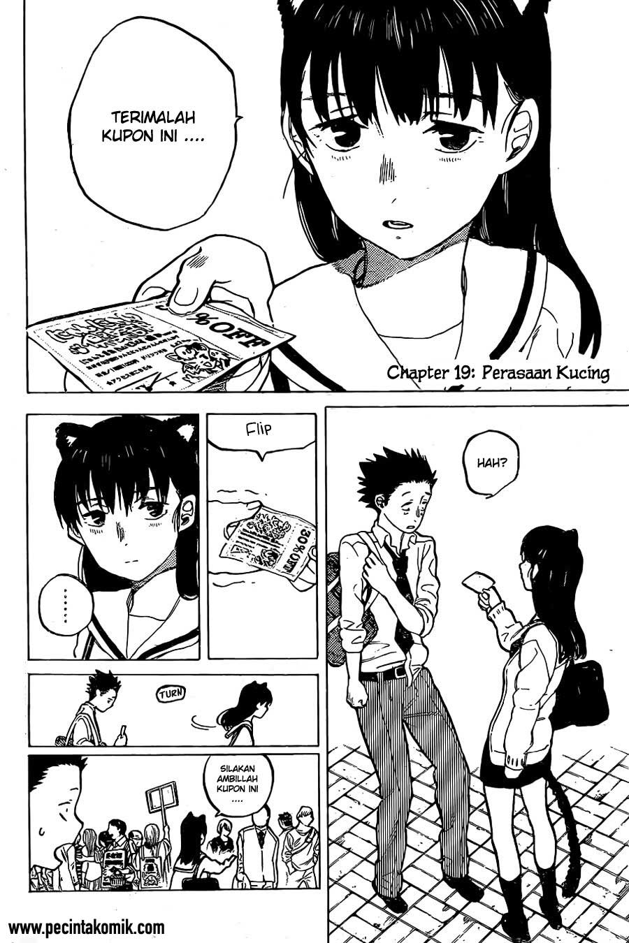 Koe no Katachi Chapter 19 Gambar 3