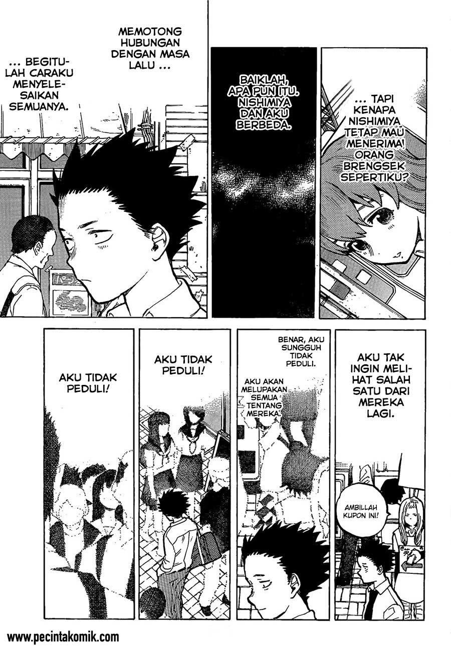 Koe no Katachi Chapter 18 Gambar 14