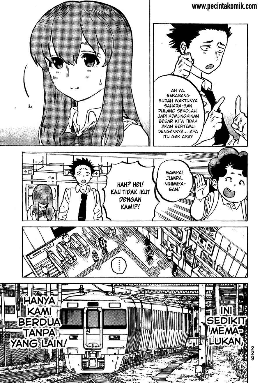 Koe no Katachi Chapter 15 Gambar 16