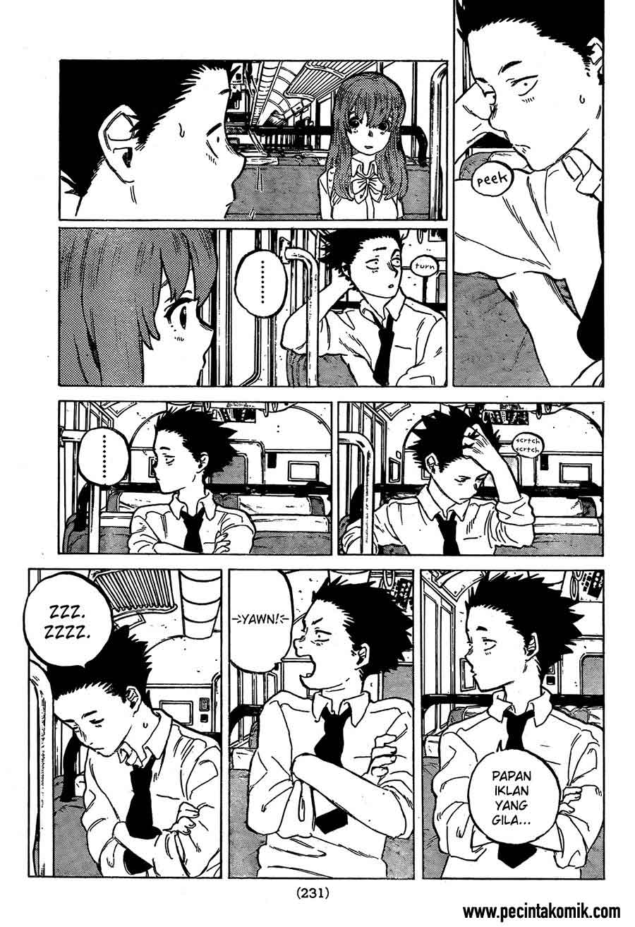 Koe no Katachi Chapter 15 Gambar 18