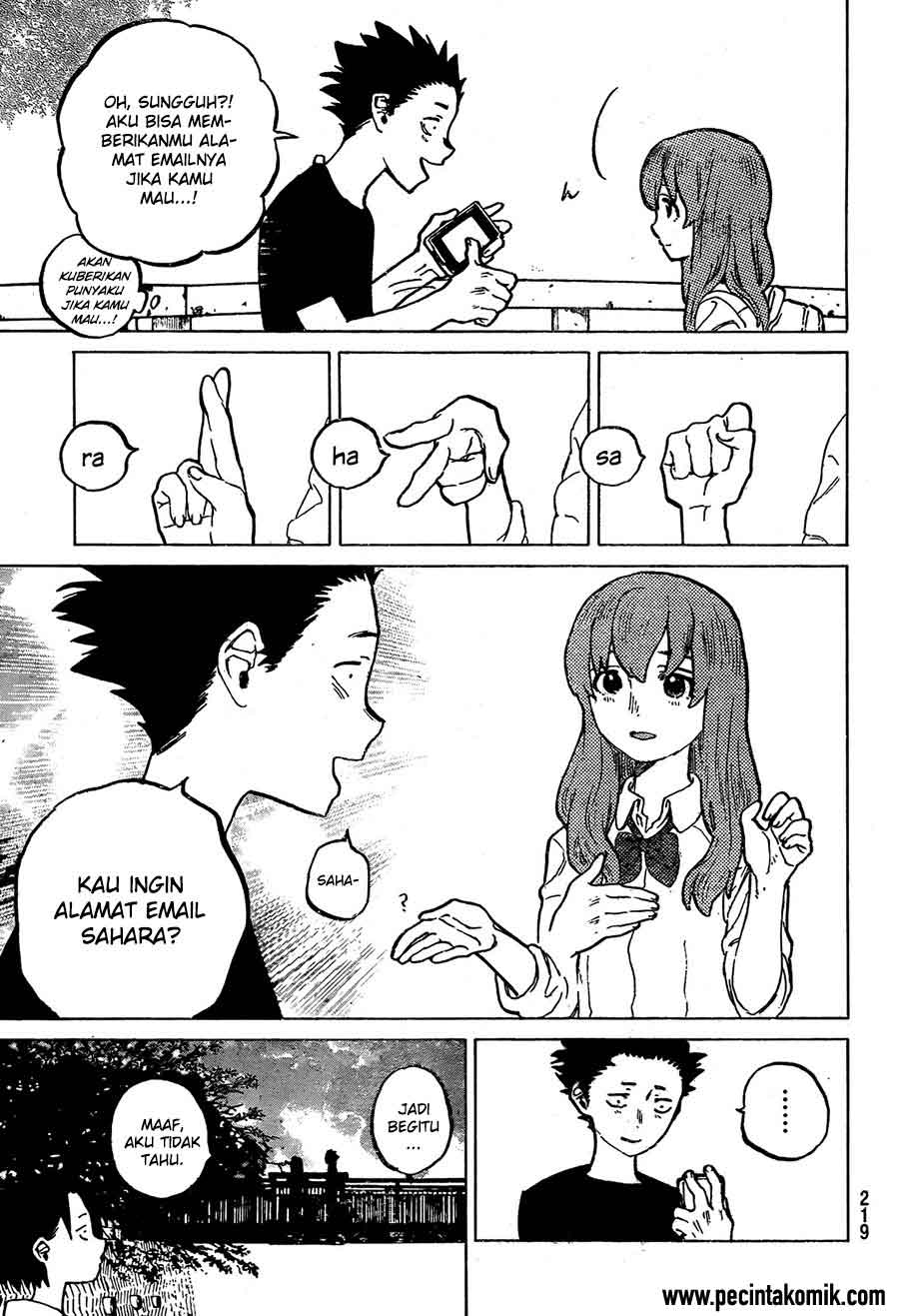 Koe no Katachi Chapter 15 Gambar 6