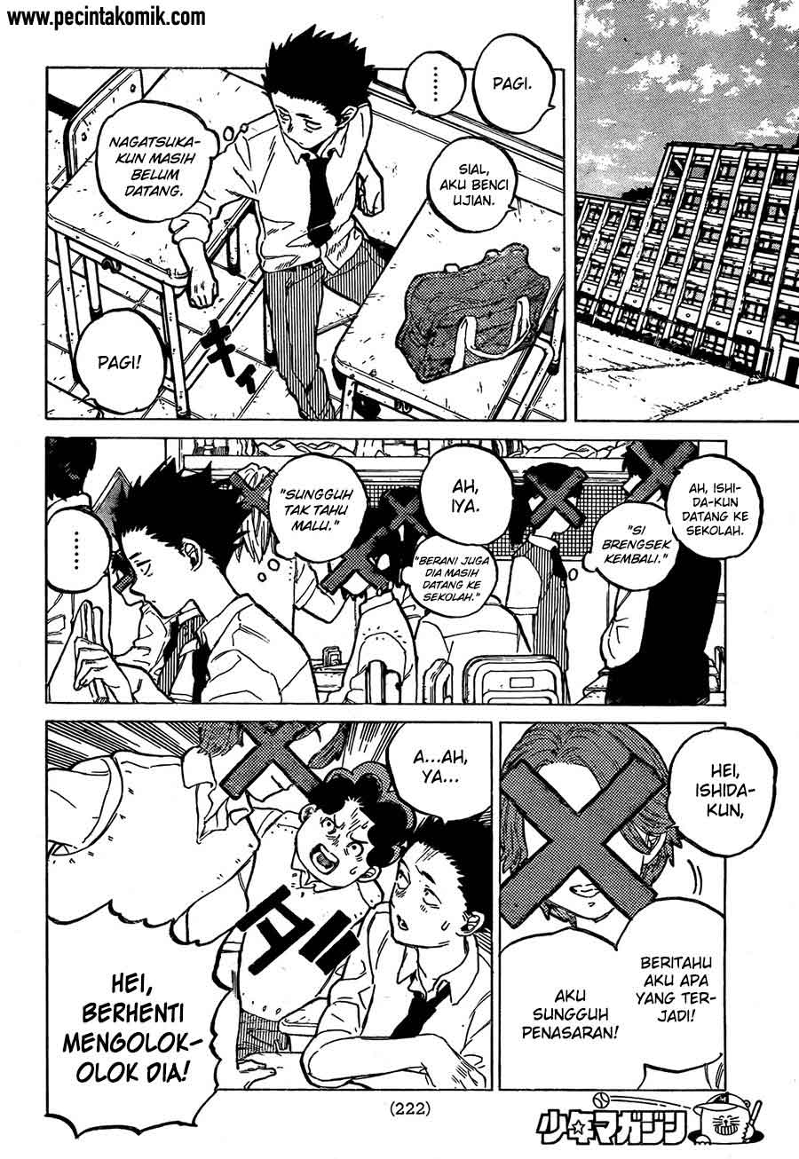 Koe no Katachi Chapter 15 Gambar 9