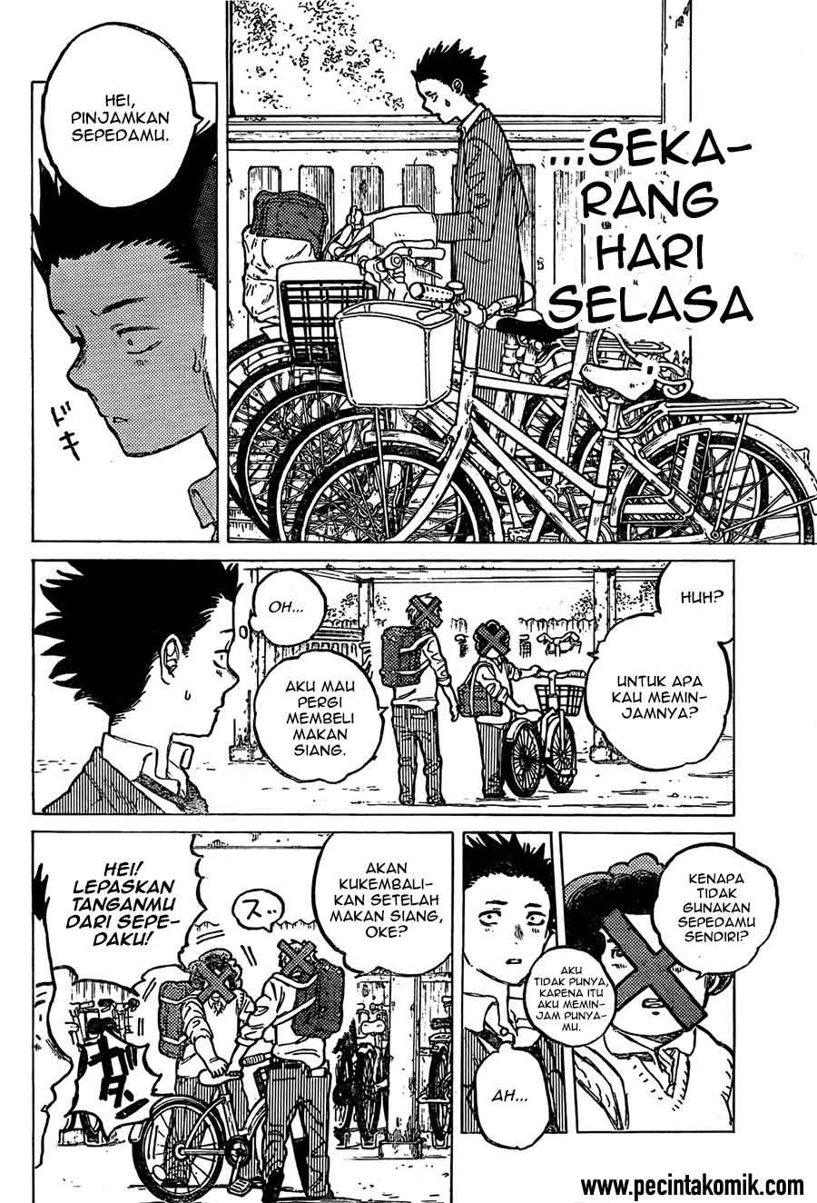 Koe no Katachi Chapter 8 Gambar 7