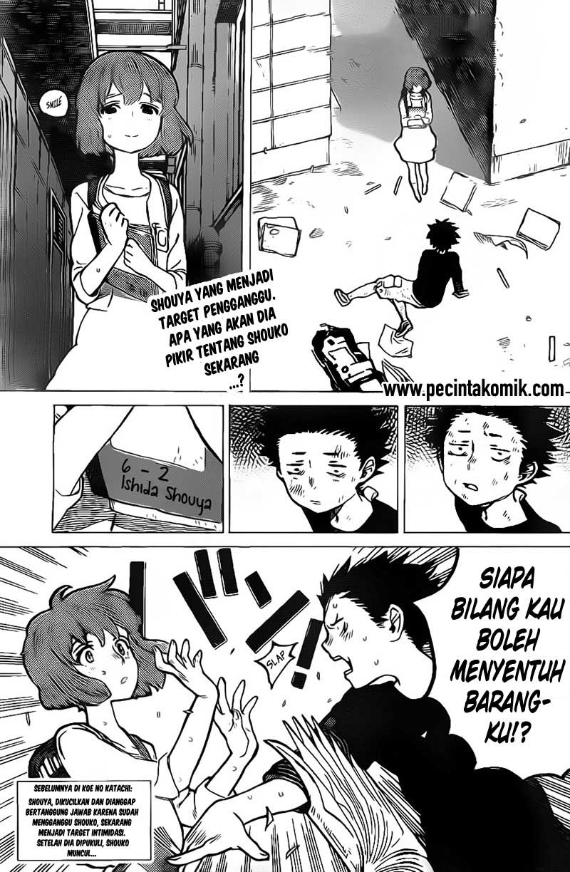 Koe no Katachi Chapter 4 Gambar 3