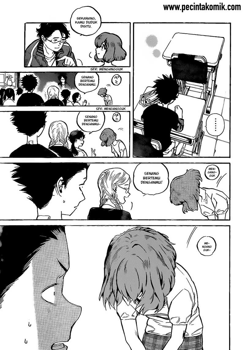 Koe no Katachi Chapter 1 Gambar 55