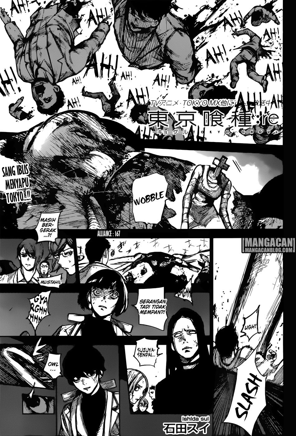 Baca Komik Tokyo Ghoul:re Chapter 167 Gambar 1