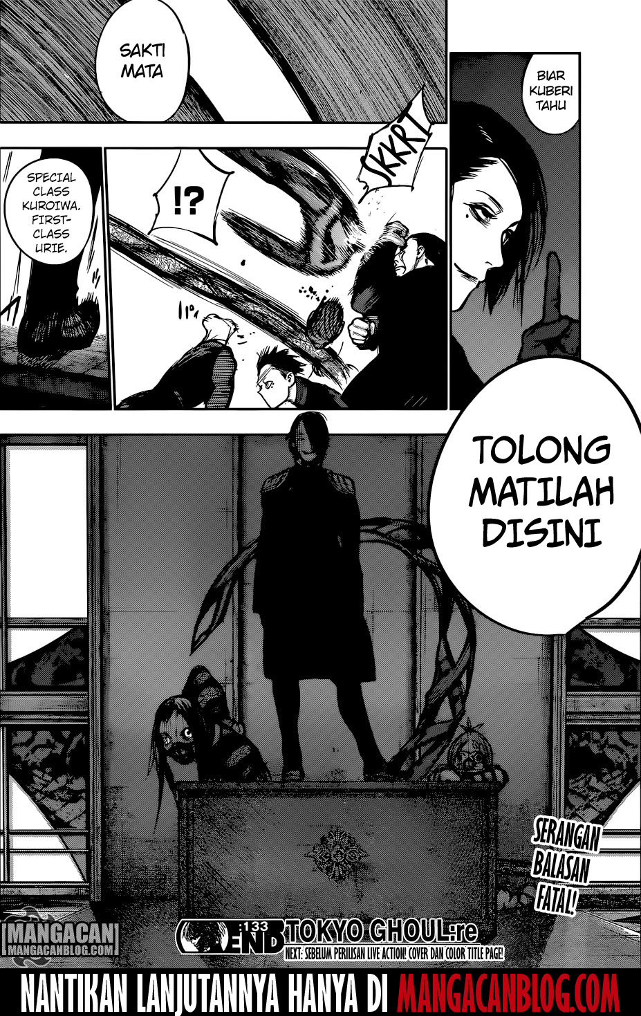 Tokyo Ghoul:re Chapter 133 Gambar 19