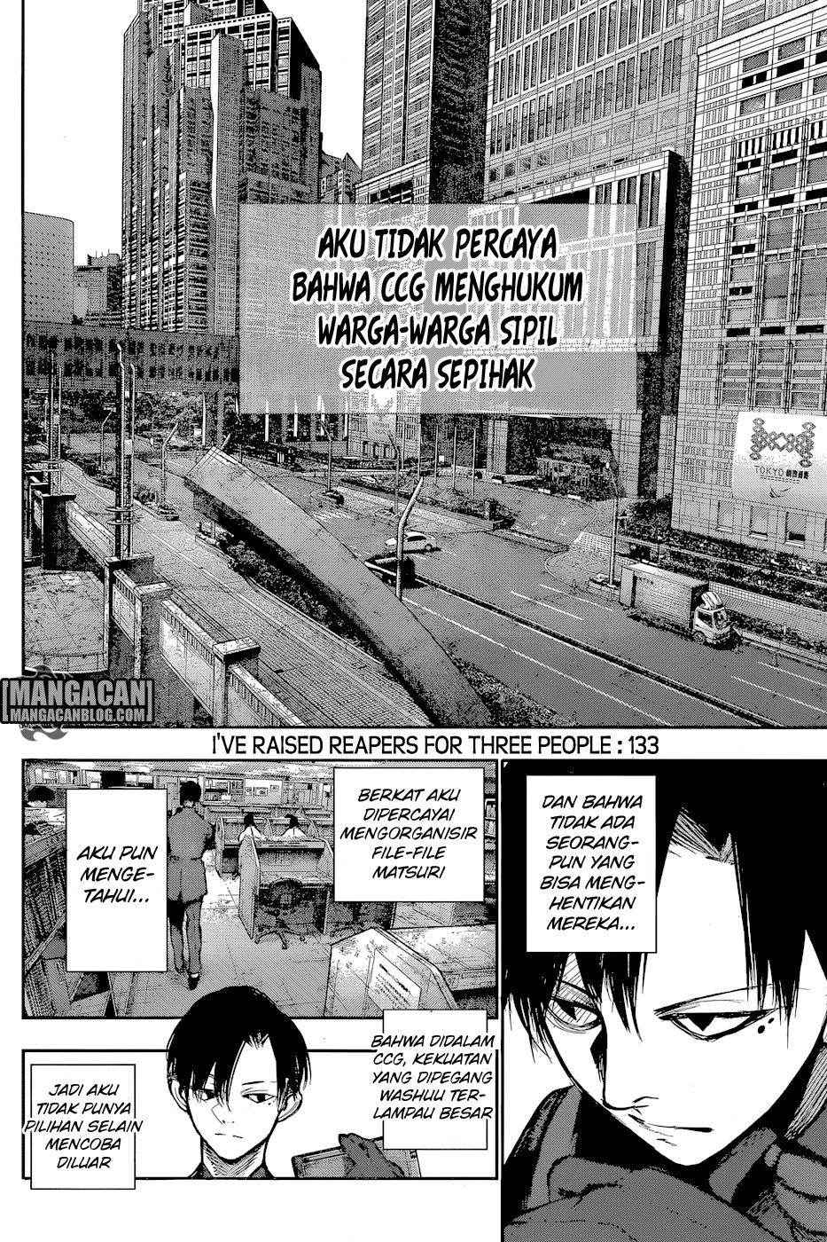 Tokyo Ghoul:re Chapter 133 Gambar 4