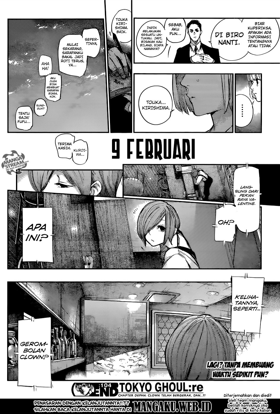 Tokyo Ghoul:re Chapter 104 Gambar 19