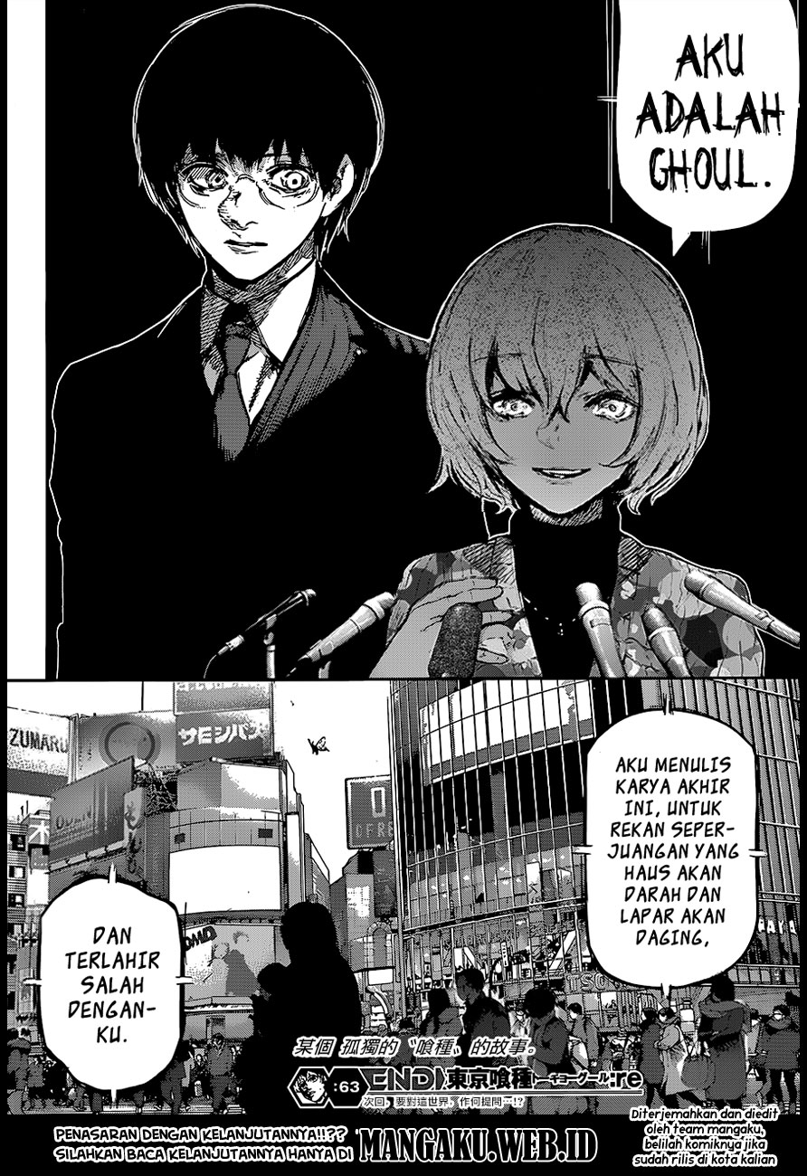 Tokyo Ghoul:re Chapter 63 Gambar 17