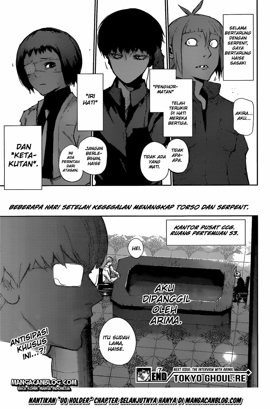 Tokyo Ghoul:re Chapter 7 Gambar 21