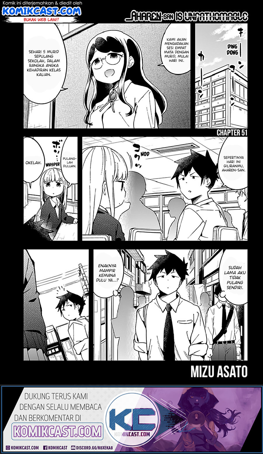 Aharen-san wa Hakarenai Chapter 51 Gambar 3