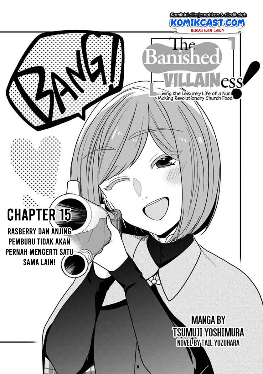 Baca Manga The Banished Villainess! Living the Leisurely Life of a Nun Making Revolutionary Church Food Chapter 15 Gambar 2