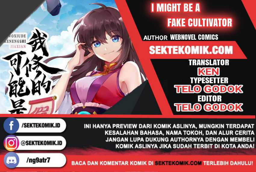 Baca Komik I Might Be A Fake Cultivator Chapter 11 Gambar 1