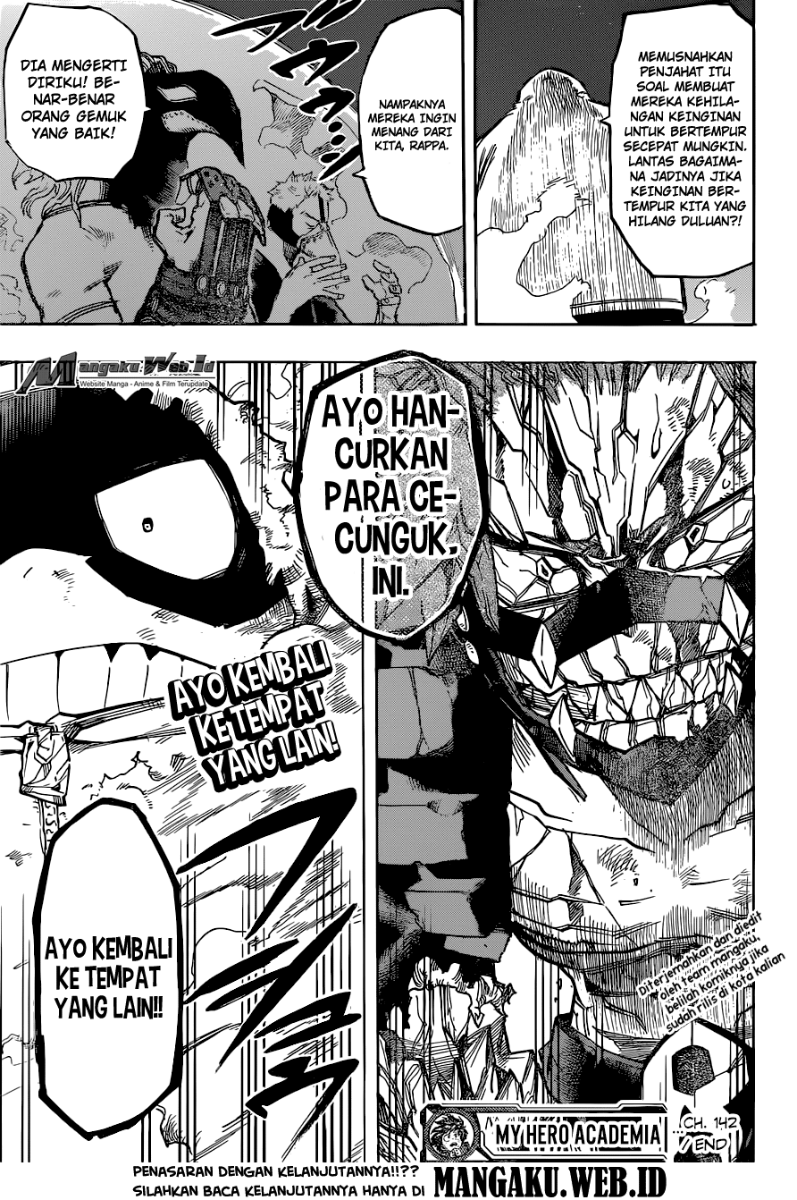 Boku no Hero Academia Chapter 142 Gambar 19