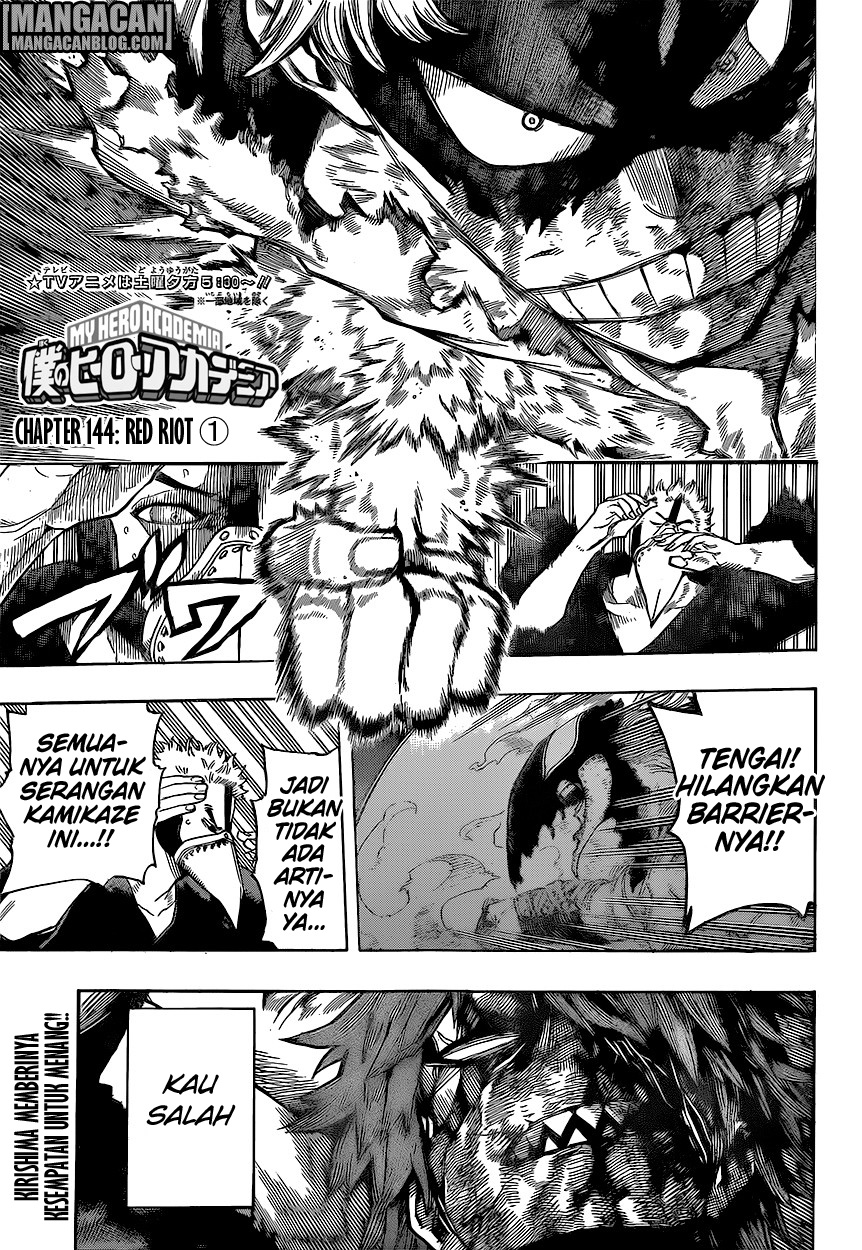 Baca Komik Boku no Hero Academia Chapter 144 Gambar 1