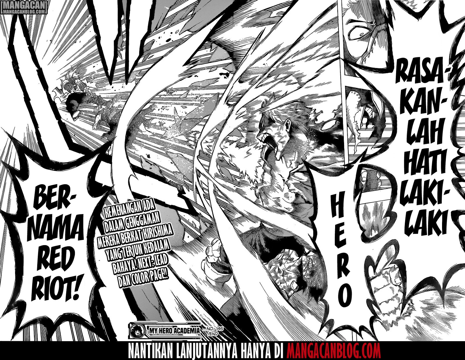 Boku no Hero Academia Chapter 145 Gambar 13