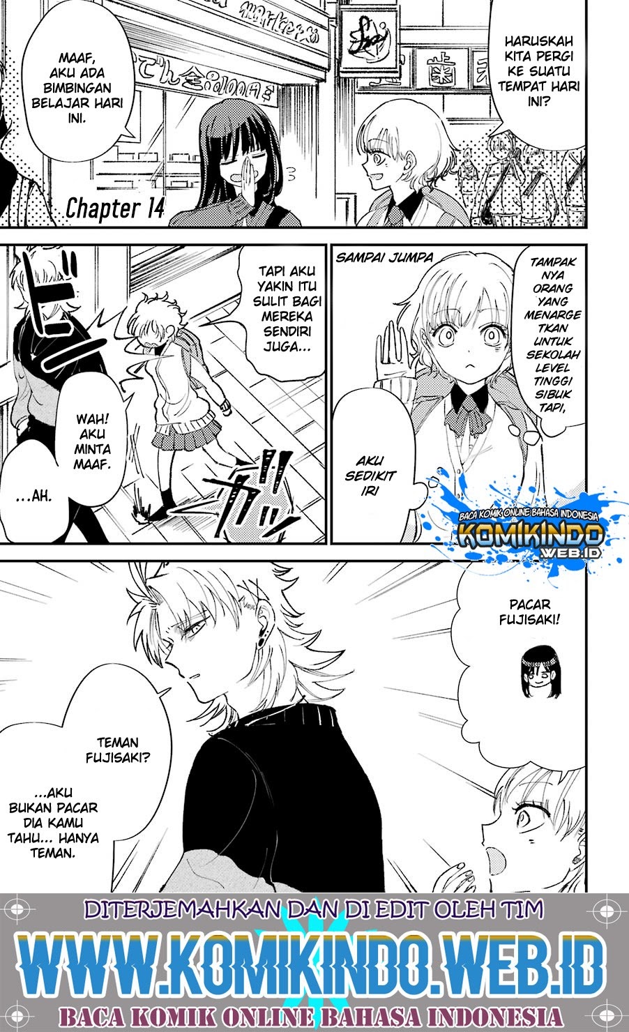 Baca Manga Toorigakari Ni One Point Advice Shiteiku Type No Yankee Chapter 14 Gambar 2