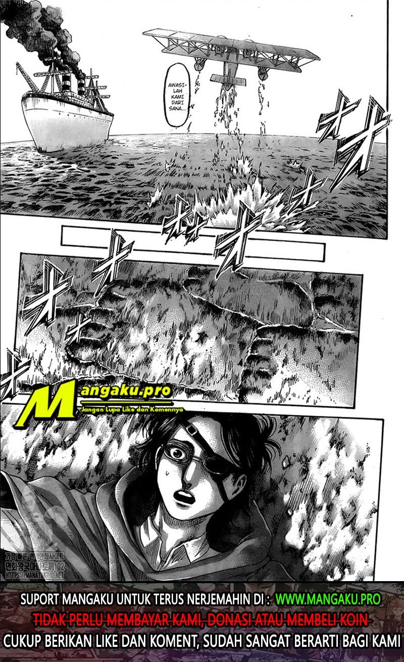 Shingeki no Kyojin Chapter 132.2 Gambar 23