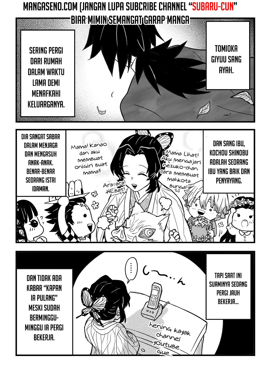 Baca Manga Kimetsu no Yaiba – The Kochou-Tomioka Family (DJ) Chapter 1 Gambar 2