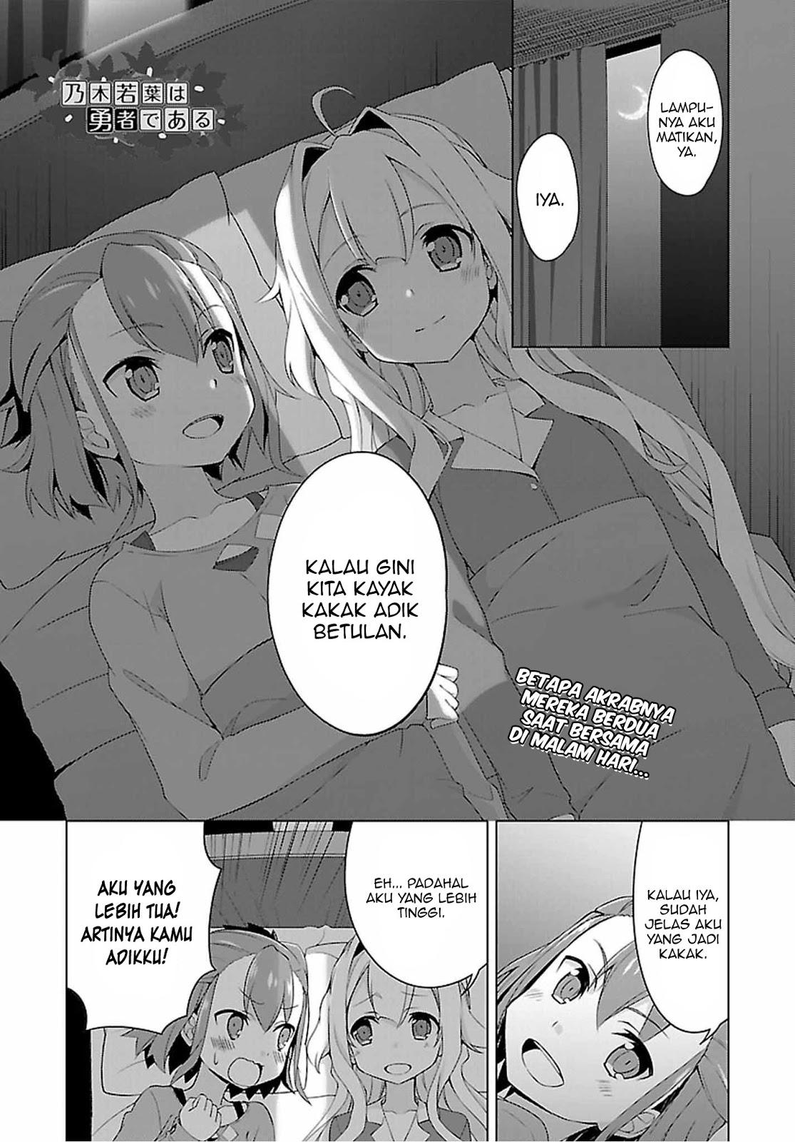 Baca Komik Nogi Wakaba wa Yuusha de Aru Chapter 13 Gambar 1