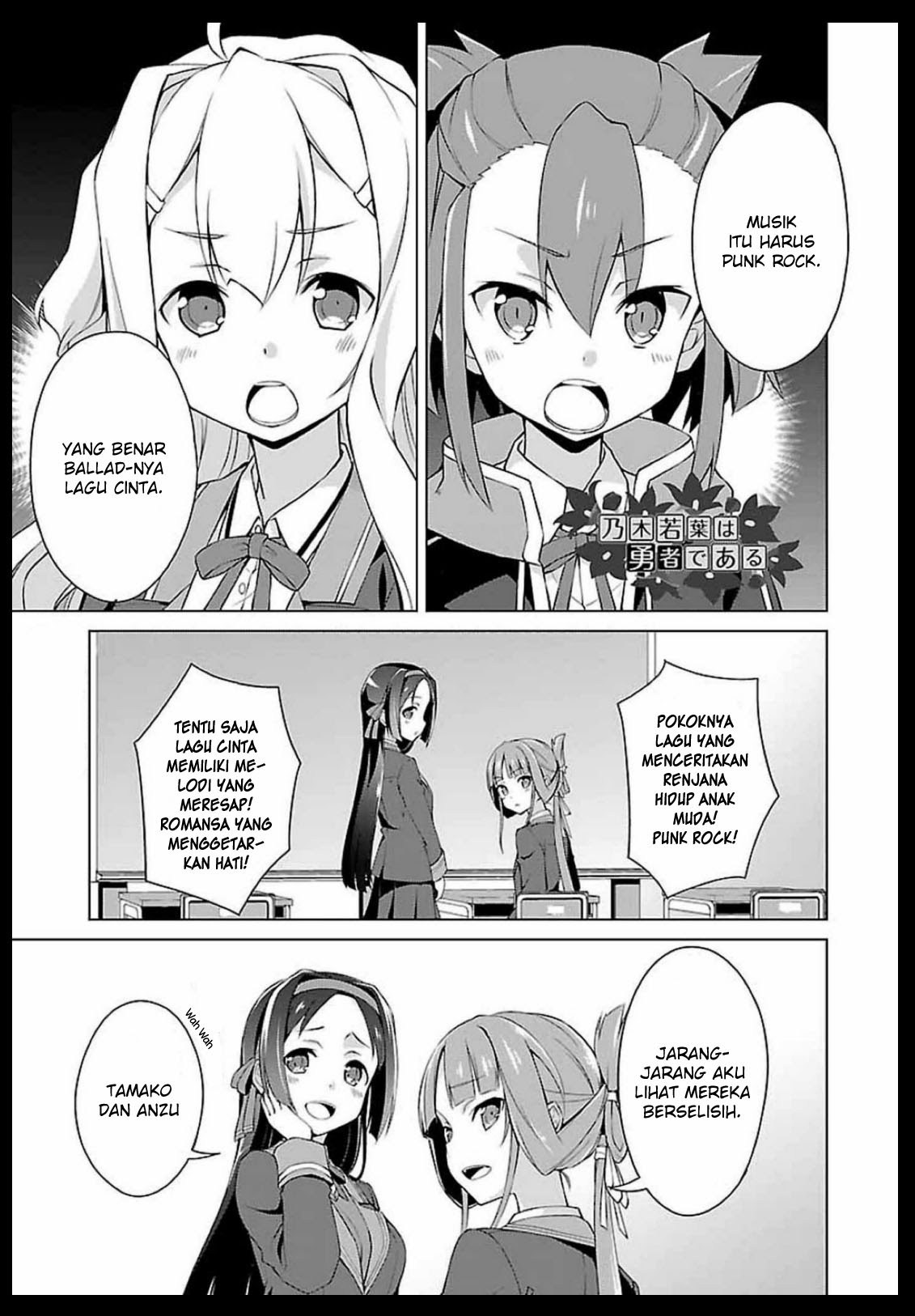 Baca Komik Nogi Wakaba wa Yuusha de Aru Chapter 5 Gambar 1