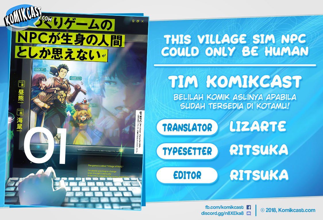 Baca Komik This Village Sim NPC Could Only Be Human Chapter 8.1 Gambar 1