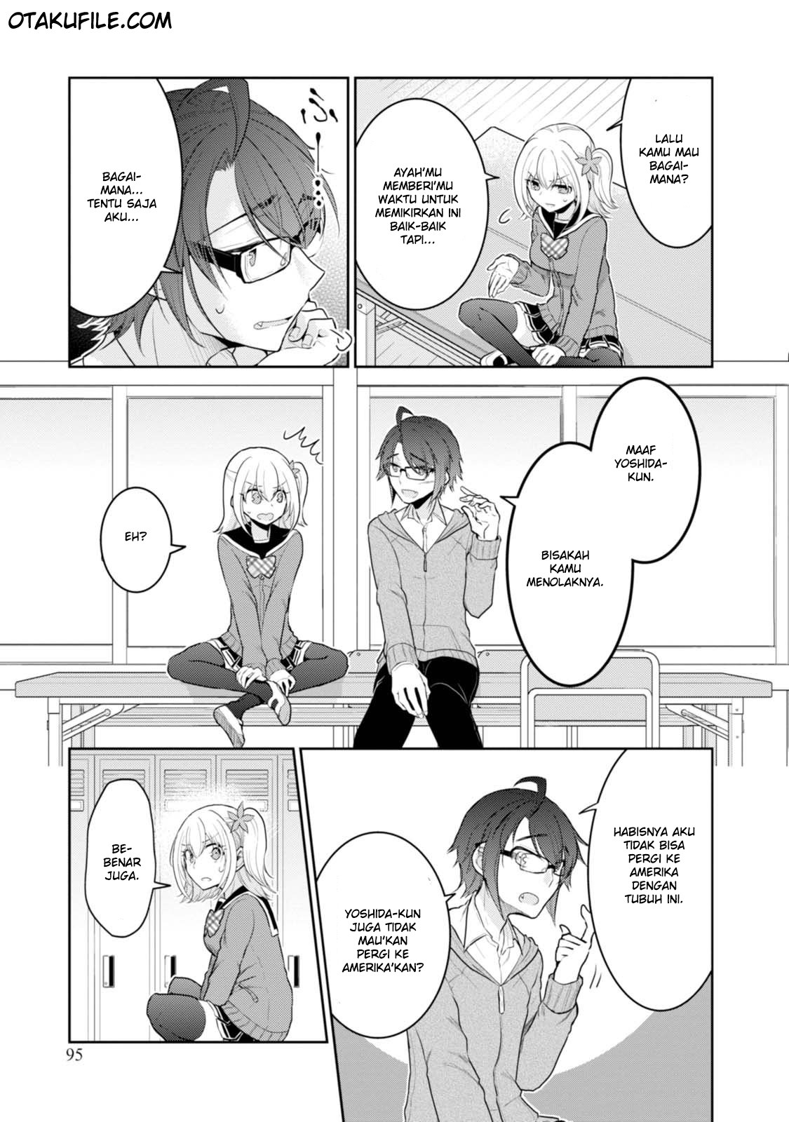 Ore ga Fujoshi de Aitsu ga Yuri-ota de Chapter 19 Gambar 7