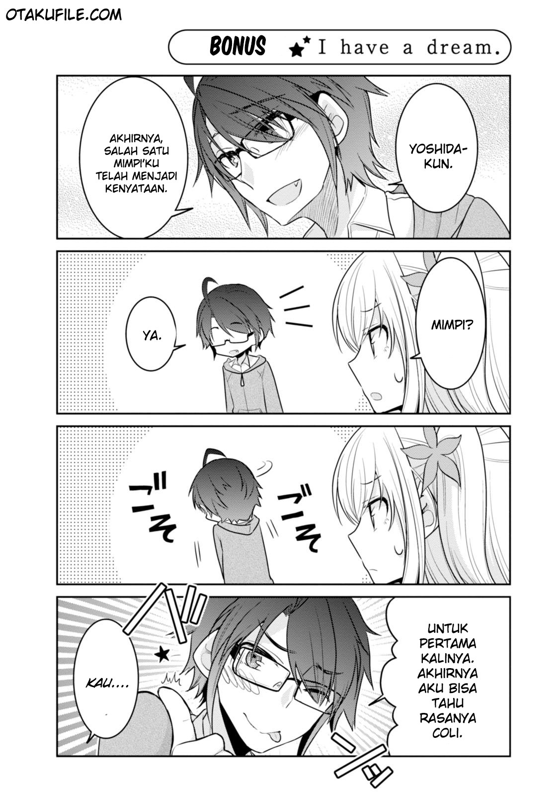 Baca Komik Ore ga Fujoshi de Aitsu ga Yuri-ota de Chapter 15.5 Gambar 1